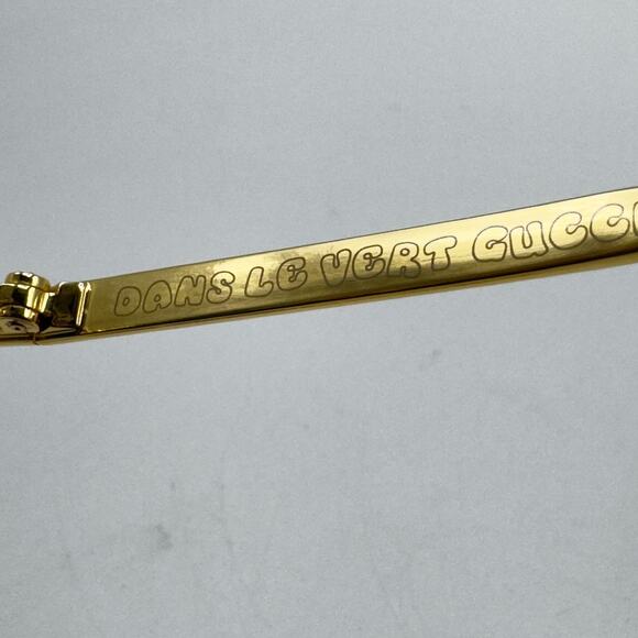 Gucci Sunglasses GG1375SA-002 Womens Gold Metal Cat Eye Frame Yellow Lens 62mm main image 9